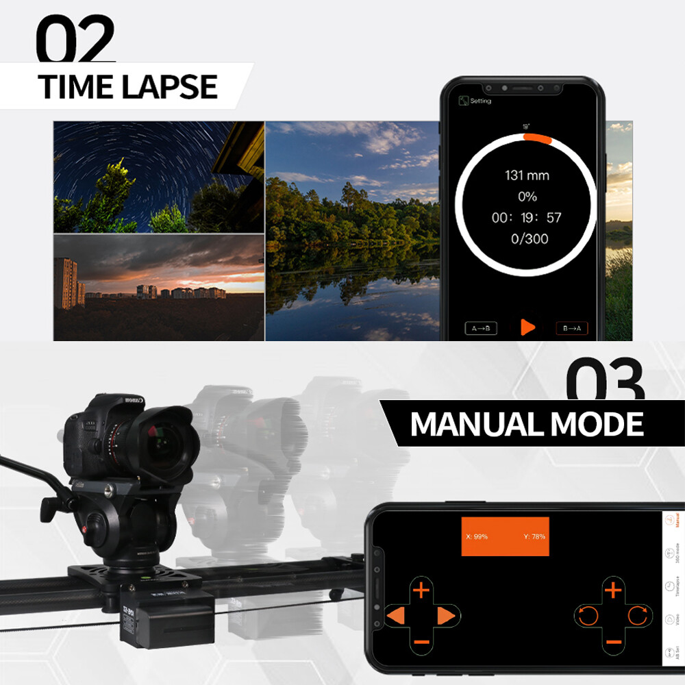 Konova New Motorized System KMS-S3 Wireless Bluetooth for Live Motion Timelapse