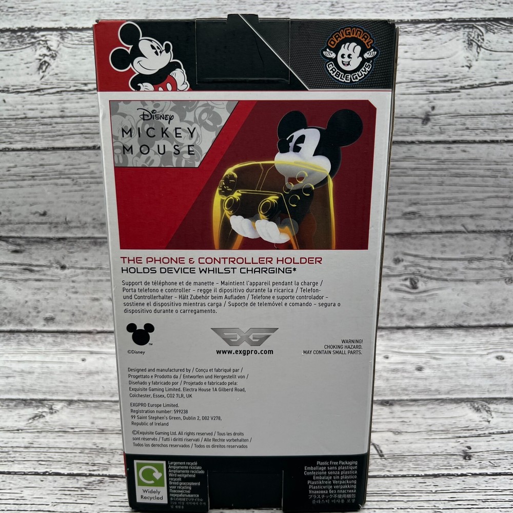 Disney Mickey Mouse Phone / Controller Holder Cable Guys
