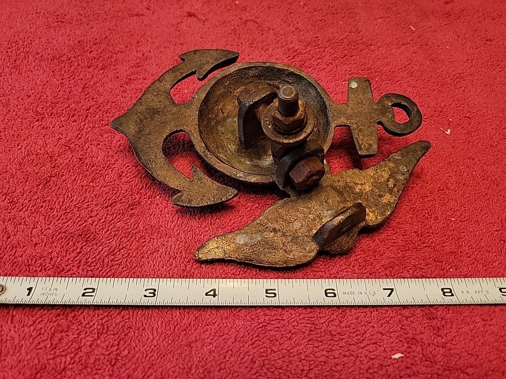US MARINE CORPS BRASS GLOBE EAGLE ANCHOR