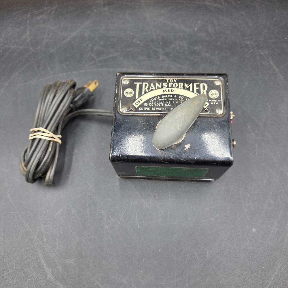 Vintage Marx Model Train Toy Transformer Cat. No 1239 UNTESTED