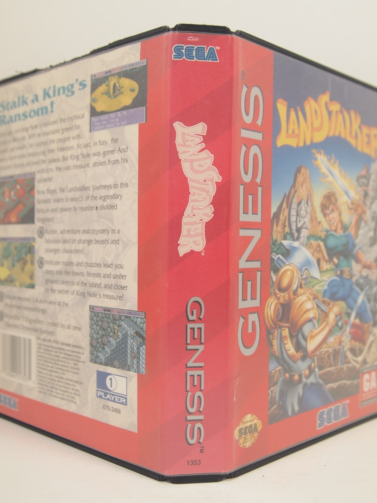 Landstalker Case (SEGA Genesis) Authentic BOX ONLY