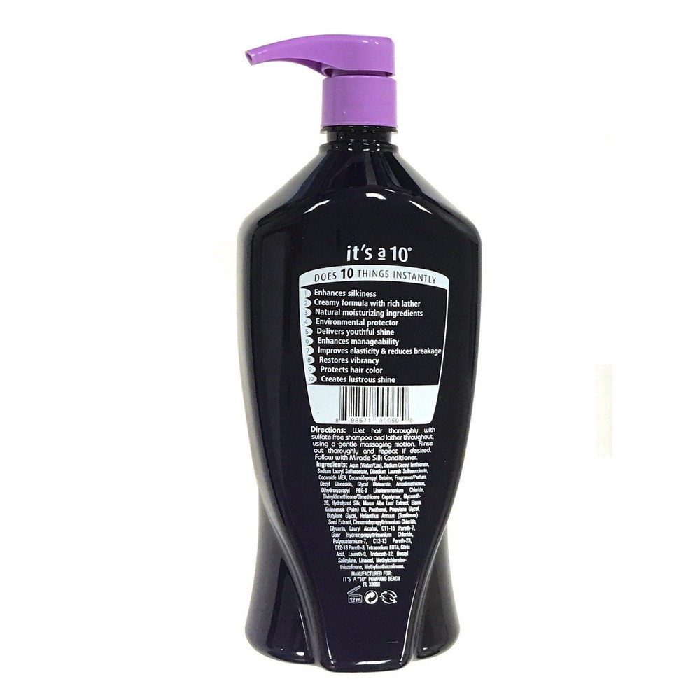 It's a 10 Miracle Silk Shampoo 1 Liter