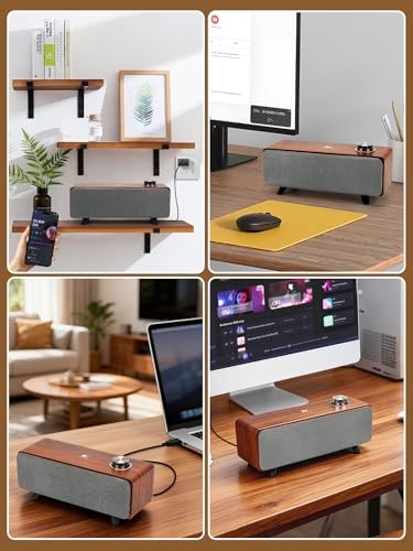 Computer Speakers for Desktop,10W Desktop Speakers with Bluetooth, Stereo