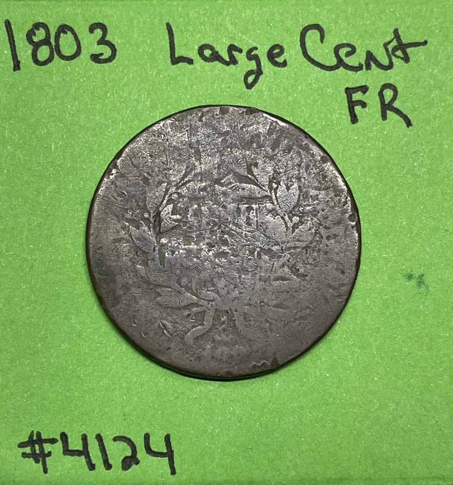 1803 Draped Bust Large Cent 1c Fair FR See Pics