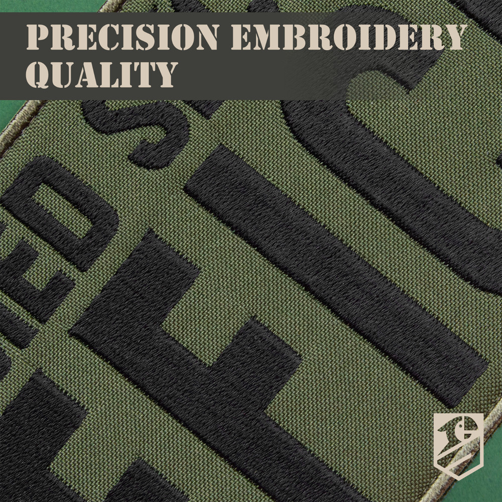 3Pcs Armed Security Officer Patch Set: Durable Embroidered Tactical Patches