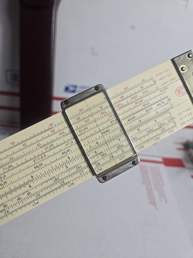 Post 1460 Versalog Slide Rule + Case