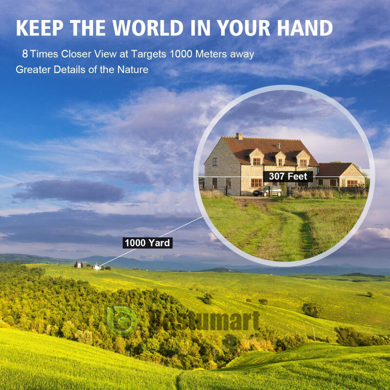 100x180 Autofocus Binoculars Powerful Long Range Fixed Focus Telescope Goggles