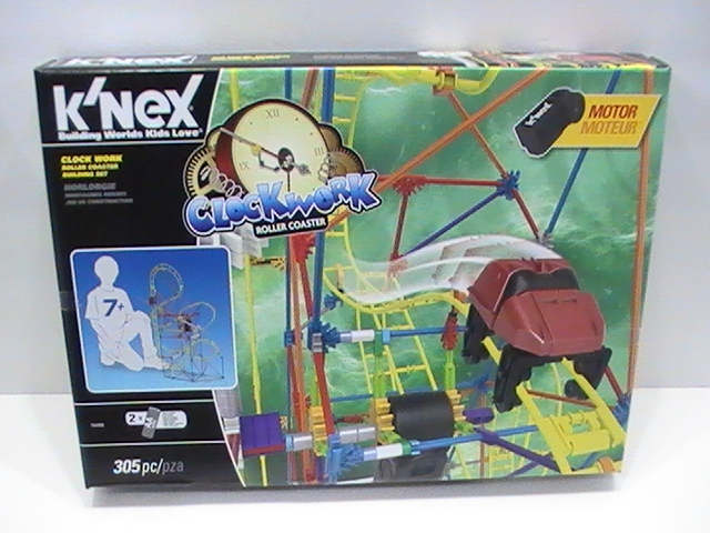 NEW K'NEX Clock Work Roller Coaster Building Set with Motor Clockwork