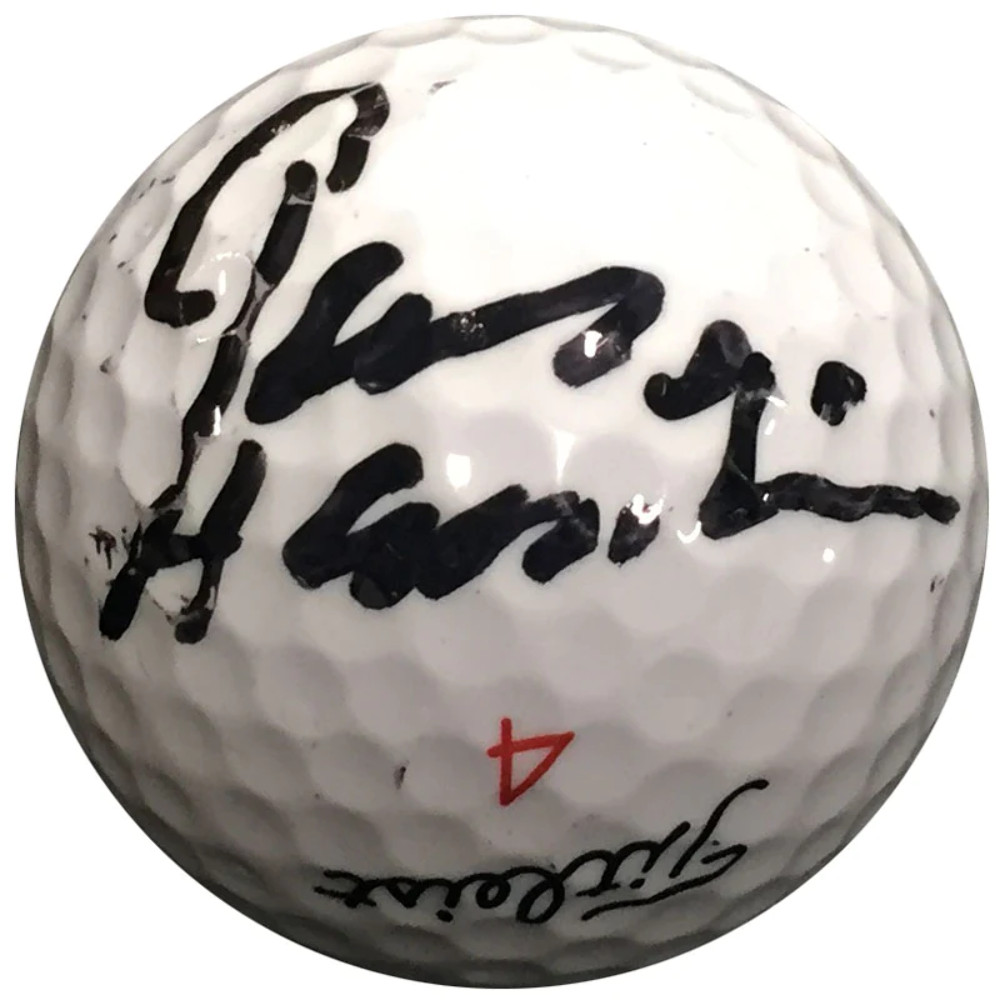 George Hamilton Autographed Titleist 4 Golf Ball