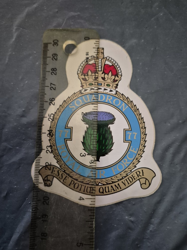 Royal Air Force 77 Squadron crest Sticker