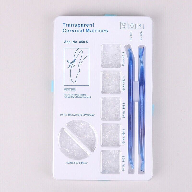 Dental Transparent Cervical Matrices Composite Veneer Gingival Retractor Matrix