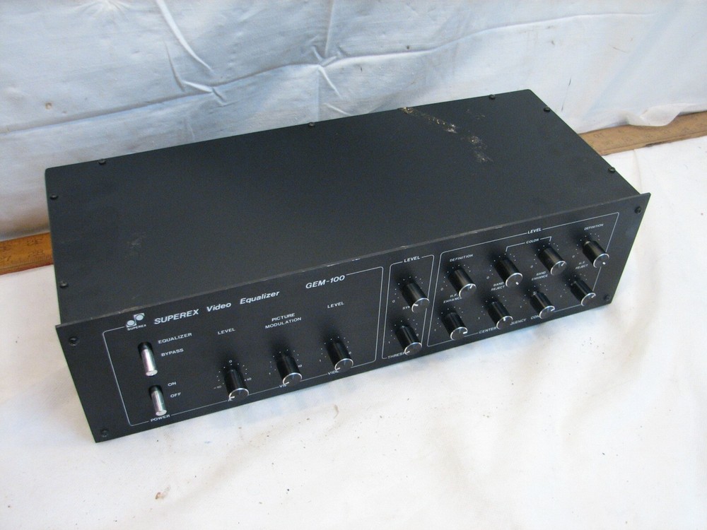 Vintage Superex Video Equalizer Gem-100 AV GEM100
