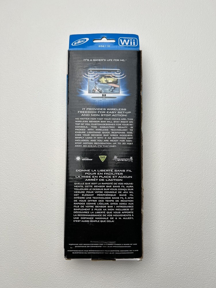 Intec wireless sensor bar wii