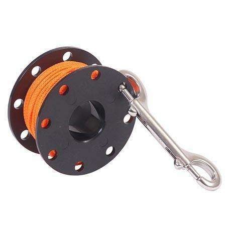 Dive Rite 60' #24 finger spool with orange line