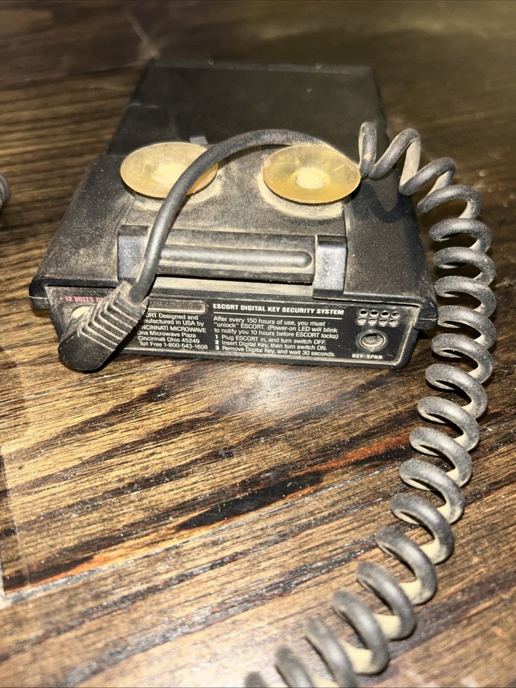 Vintage Escort Radar Detector By Cincinnati Microwave