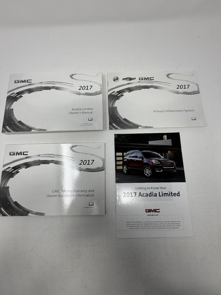 2017 GMC Acadia Owners Manual OEM Set
