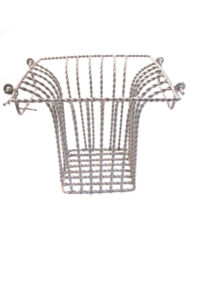 Home Decor Metal Basket Silver