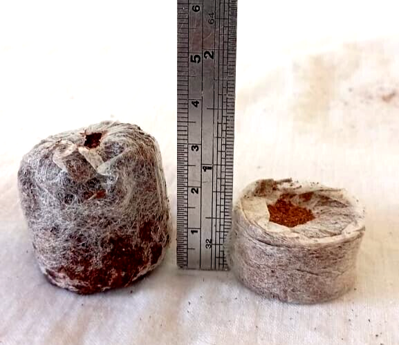 Coco Pellets Coco Peat Coco Plug Set Growing Medium (50mm ) Coco Disc 25 Pcs