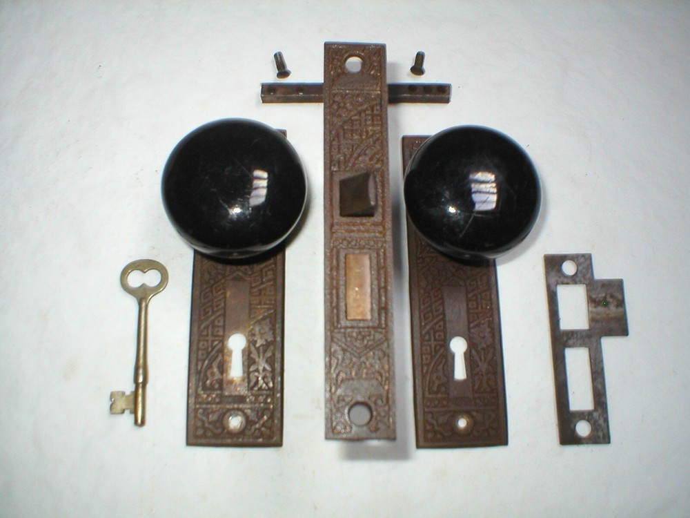 Antique Victorian Era Door Hardware