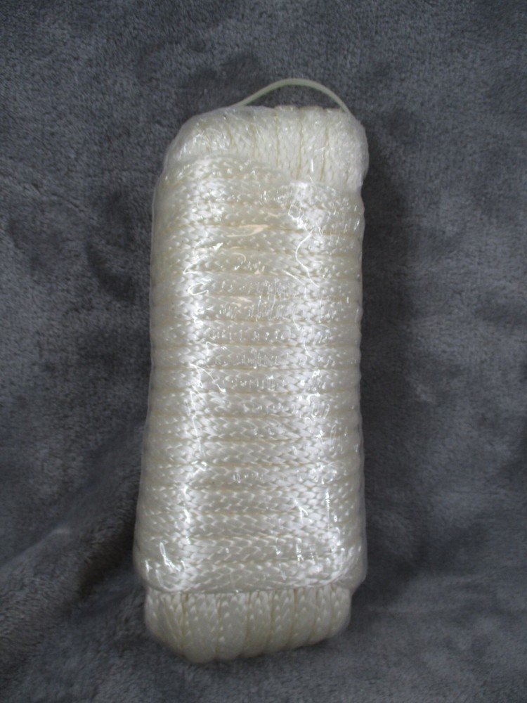 Shoreline Marine Rope Multi Purpose Line 50FT Solid Braid Nylon 3/8 9.5MM NEW