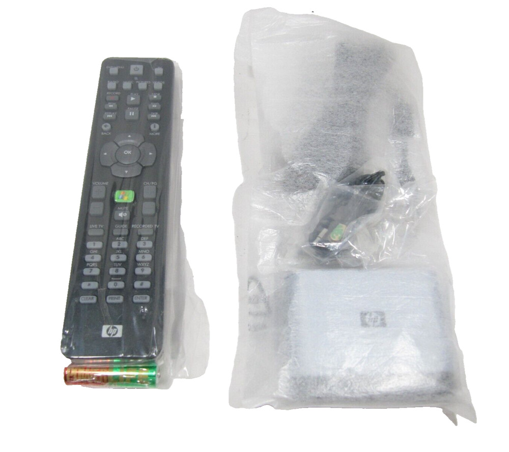 HP MCE Remote Control USB IR Receiver Microsoft Windows Media Center GENUINE