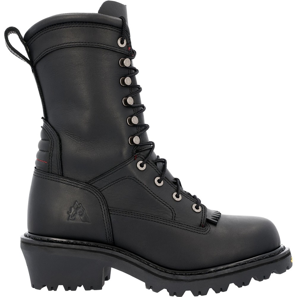 Rocky Code Red Logger Fire Boot