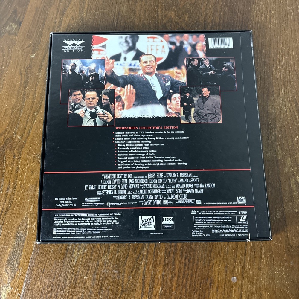 HOFFA - LASERDISC - Collectors Edition