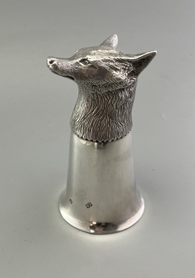 Modern Solid Silver Stirrup Cup Camelot Silverware Sheffield 1996 295g DLZX