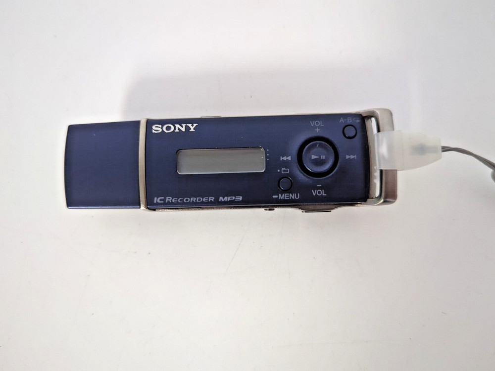 Sony ICD-U70 MP3 IC Recorder 1GB Blue