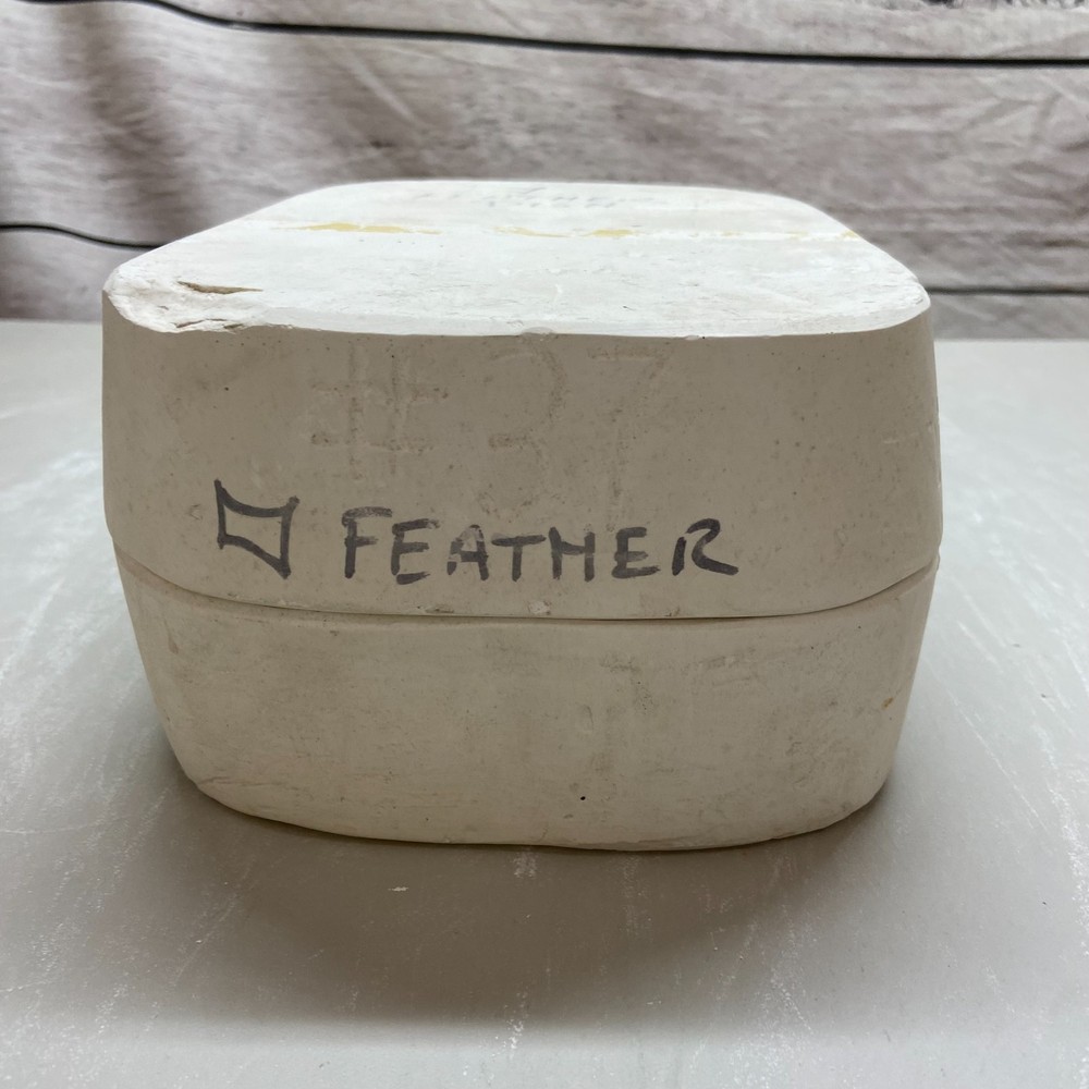 Ceramic Slip Casting Mold Feather Dish Gemini #37