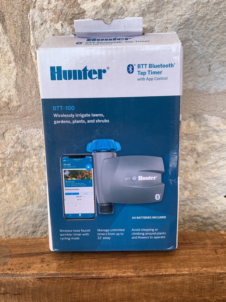 Hunter BTT-100 Single Station Battery Operated Timer Bluetooth App Control/ READ