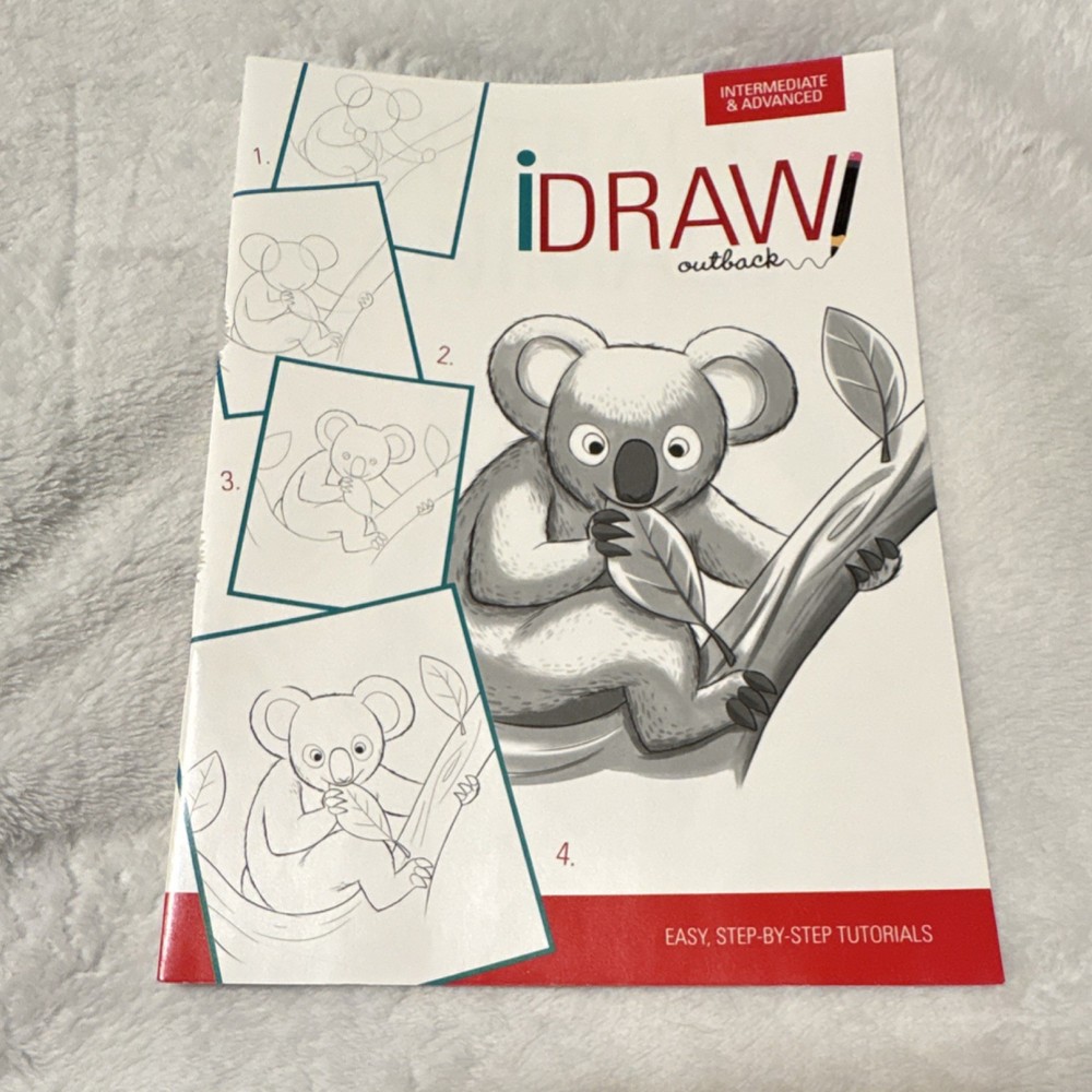 Clever Factory iDRAW! Outback Animals & Birds Drawing & Sketching Tutorial Book
