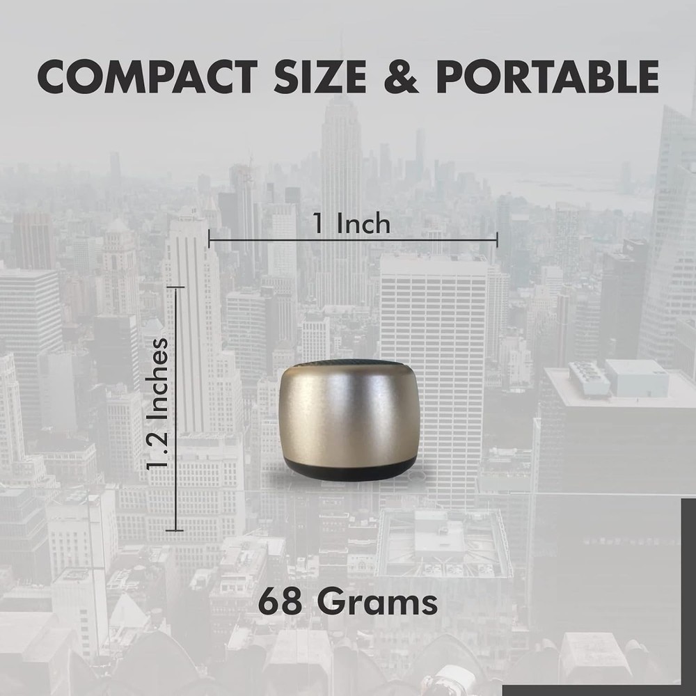 Mini Portable Bluetooth Speaker Ultra Compact Powerful Sound Wireless 90Db