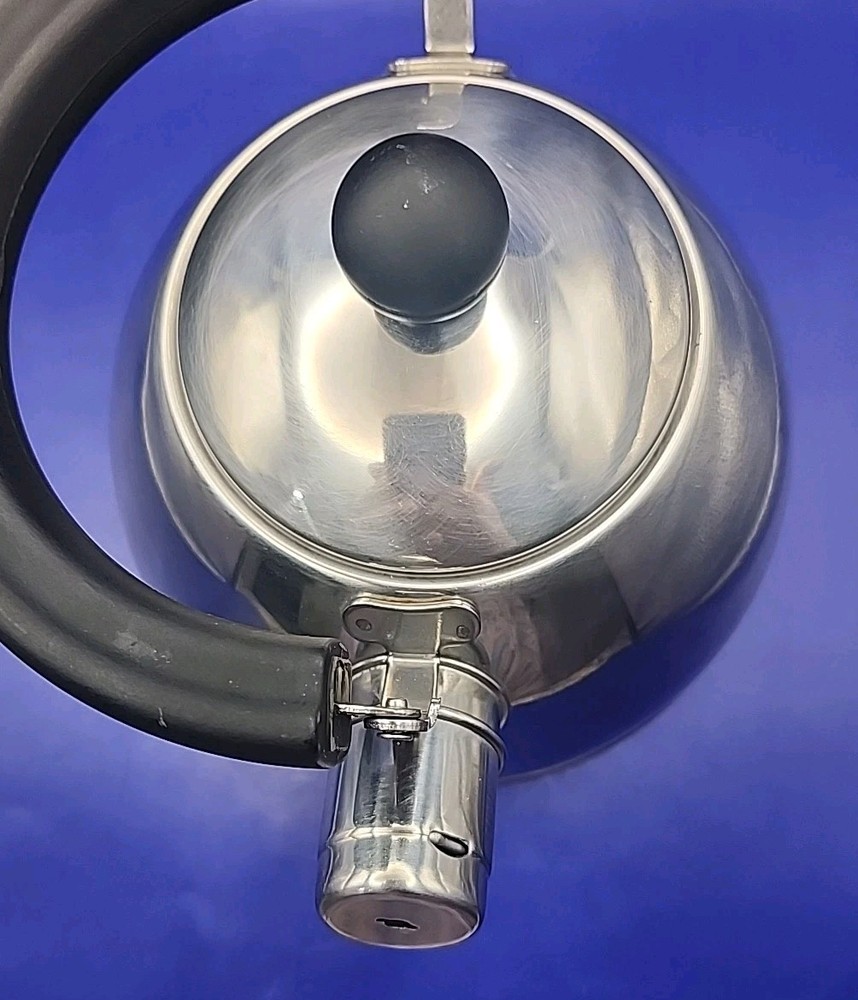 Oneida Stainless Tea Kettle Immaculate 2 Qt Clean Glossy