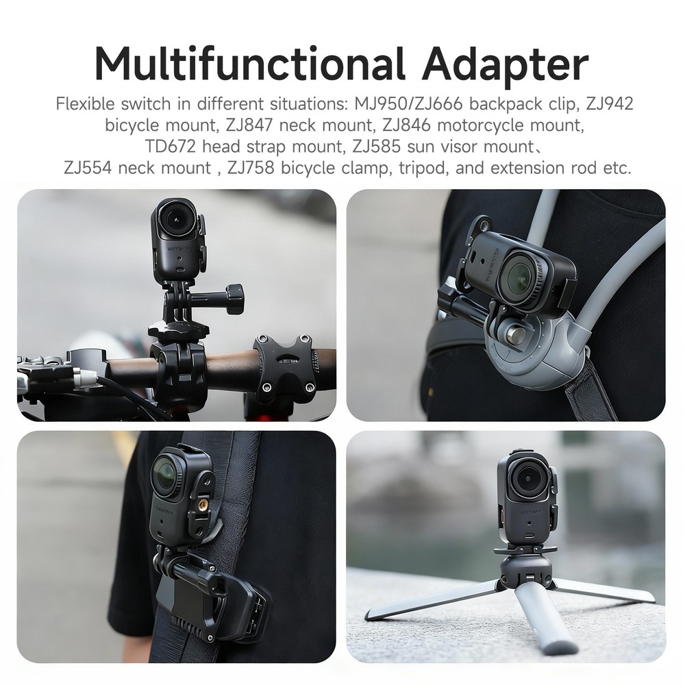 Quick-Release Adapter for DJI OSMO Nano Horizontal/Vertical Shooting Bracket