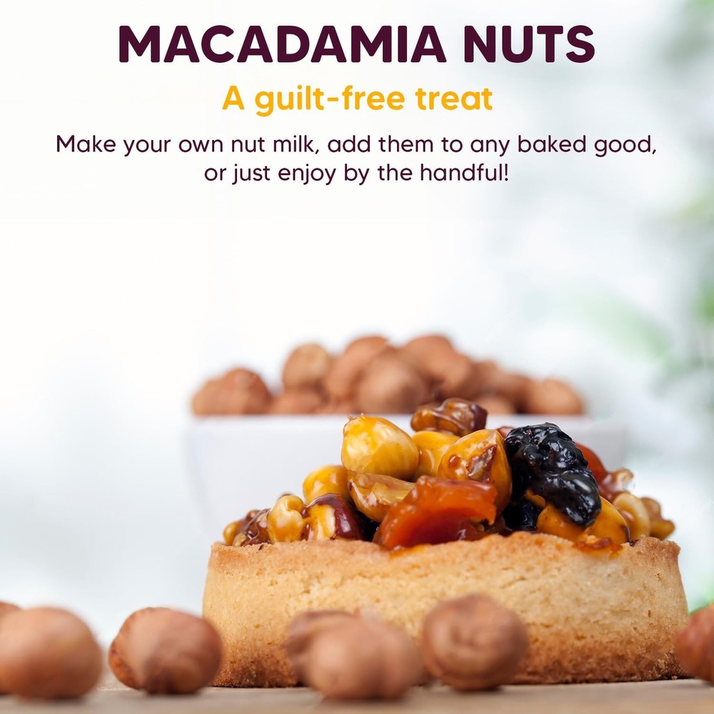 Macadamia Nuts, Raw Nuts, Unsalted Nuts, Keto Macadamia Nuts Unsalted, Raw Ma...