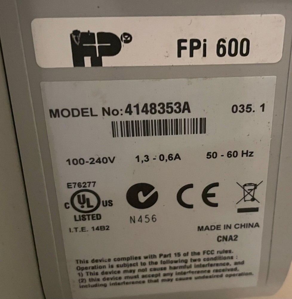 FPI-600 FPi 600 Folder & Inserter Machine 4148353A (Printer ONLY)