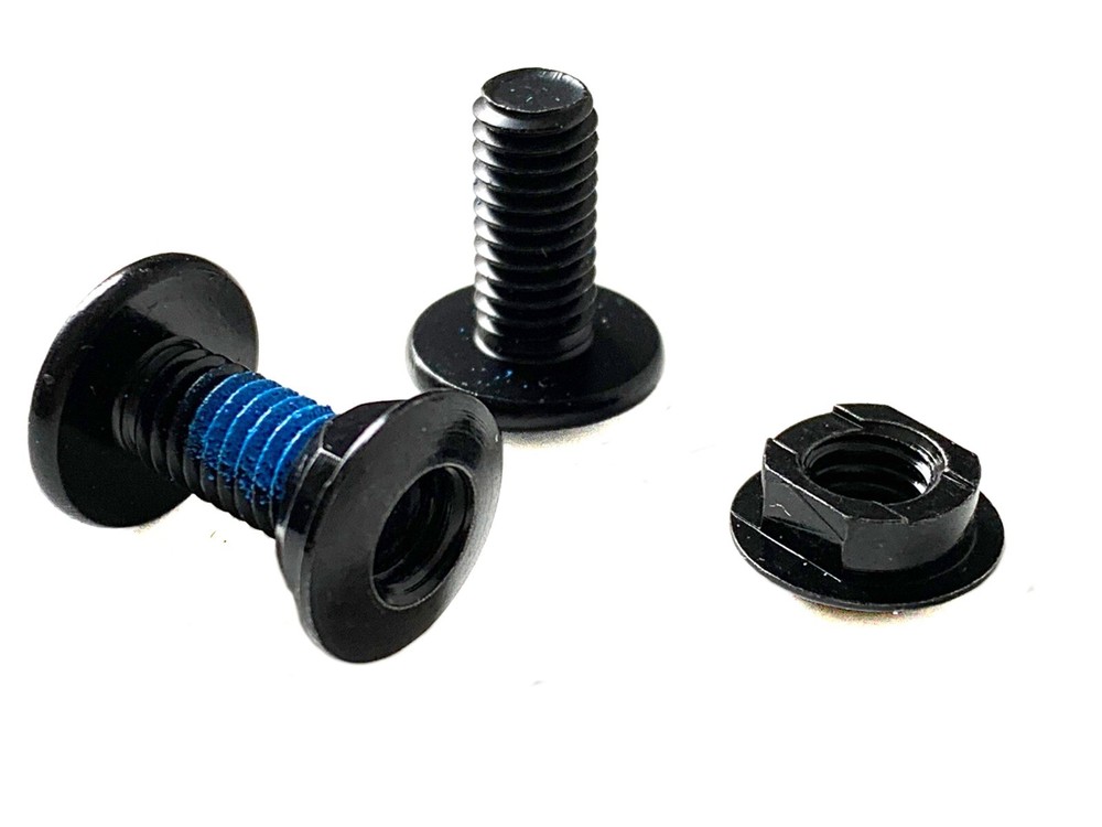 Union Snowboard Bindings - Heel Cup Hardware T-nut & Screw Set x 2