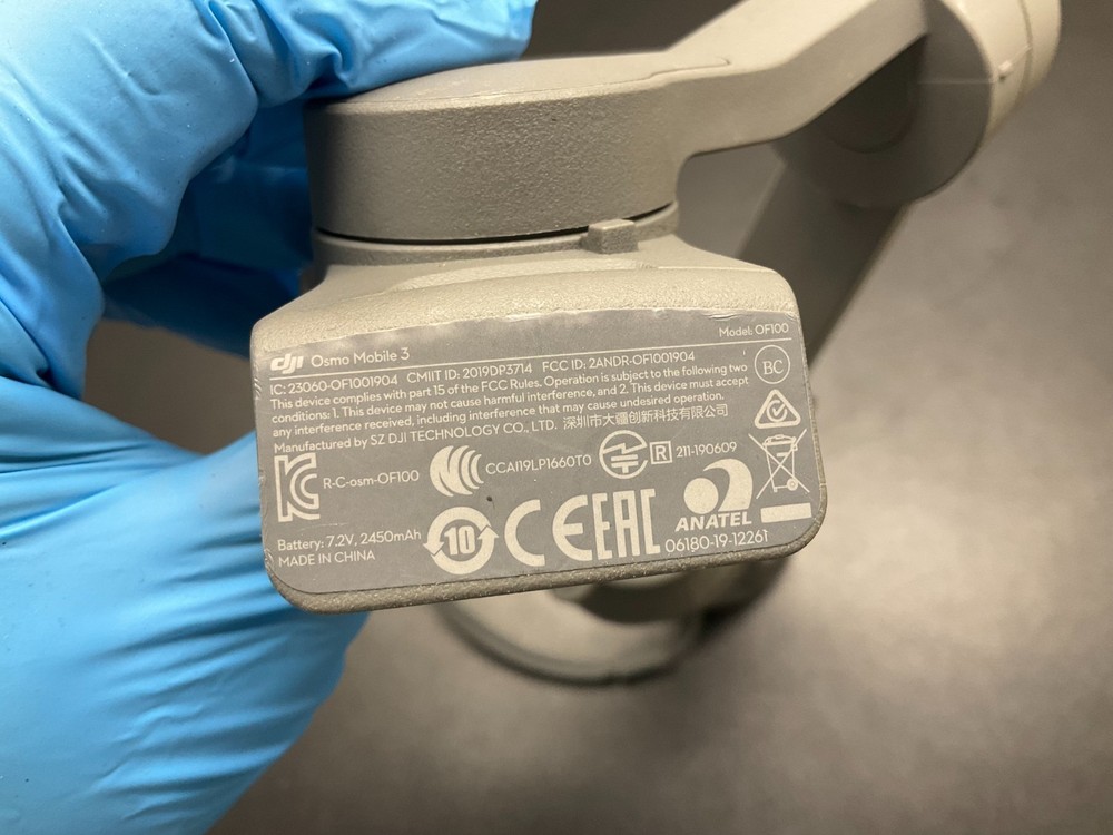 DJI Osmo Mobile 3 Handheld Smartphone Gimbal - Gray