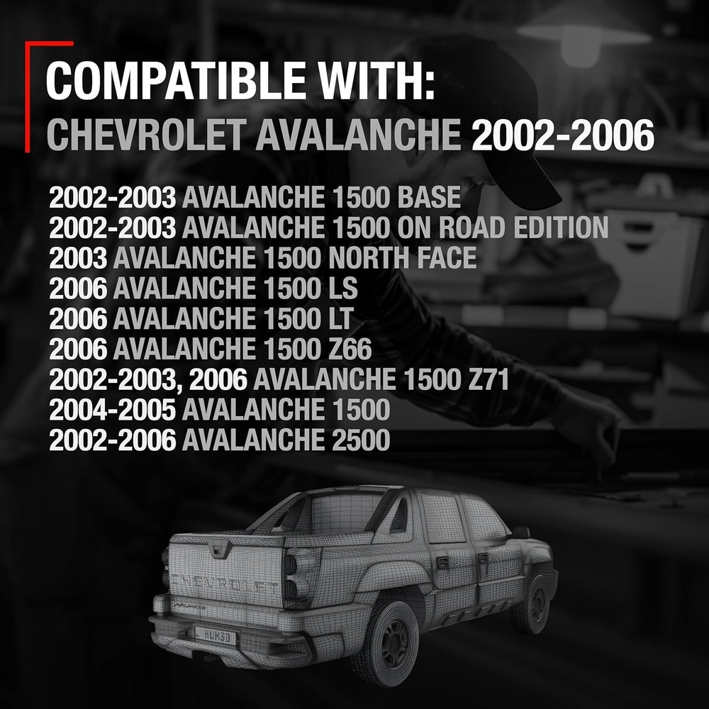 T1A Tailgate Handle Assembly, Upgraded Metal - Upgrade, Black