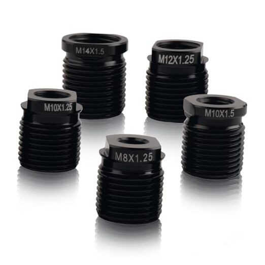 5PCS Shift Knob Adapter,Aluminum Alloy Shifter Knobs Thread Adapter for