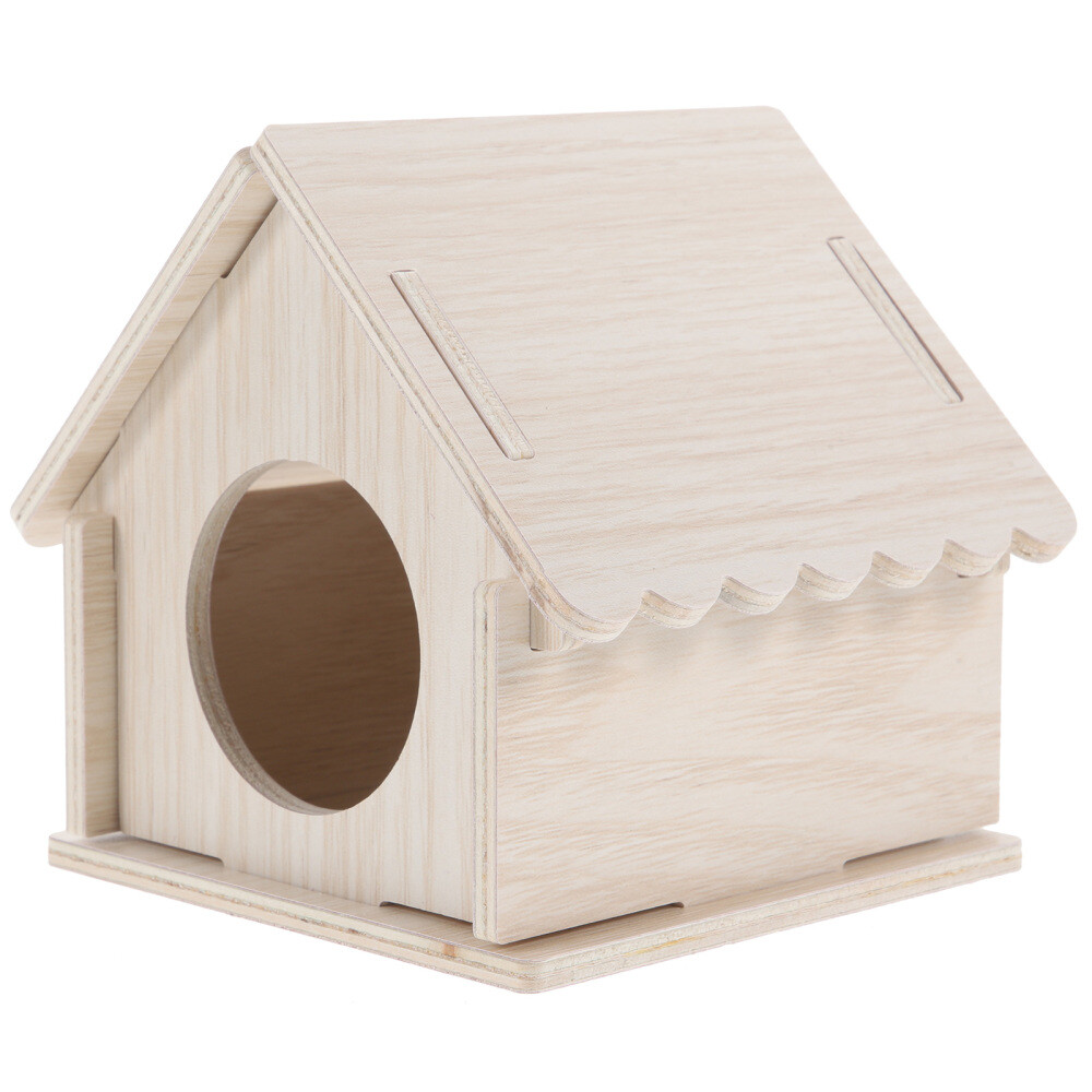Practical Cage Hideout Hamster House Guinea Pig Hut Accessories