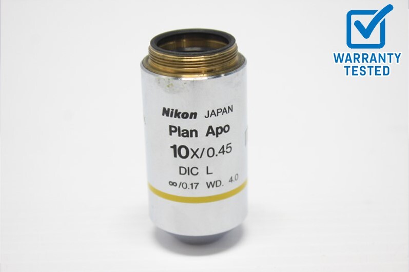 Nikon Plan Apo 10x/0.45 DIC L Microscope Objective
