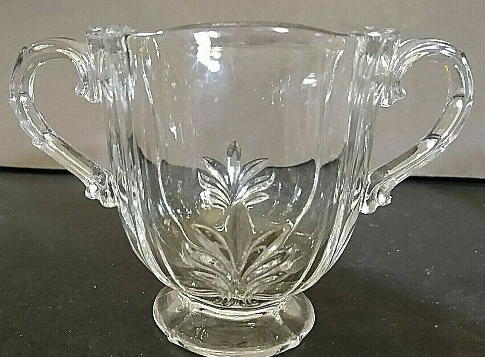 Fostoria Baroque Clear Open Sugar Bowl