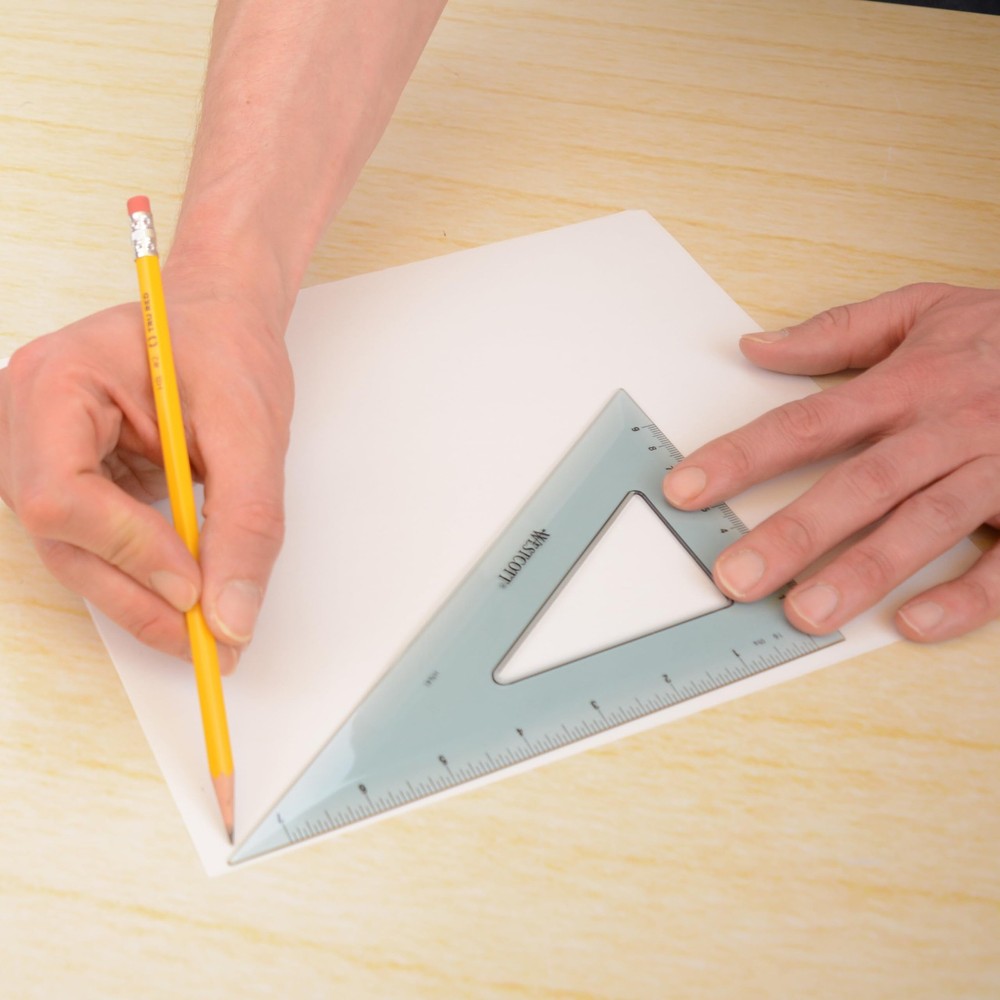 Westcott Triangular Scale (Kt-90), (Pack Of 2), Clear, 11 Office Product