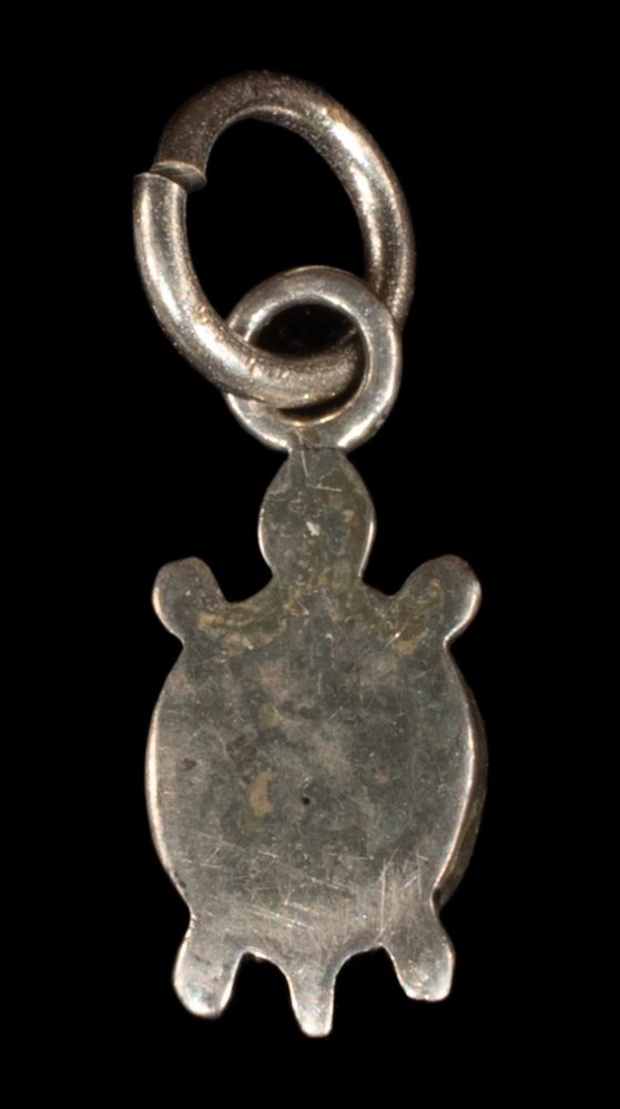 Sterling Silver Turquoise Lady Bug Petite Pendant Charm