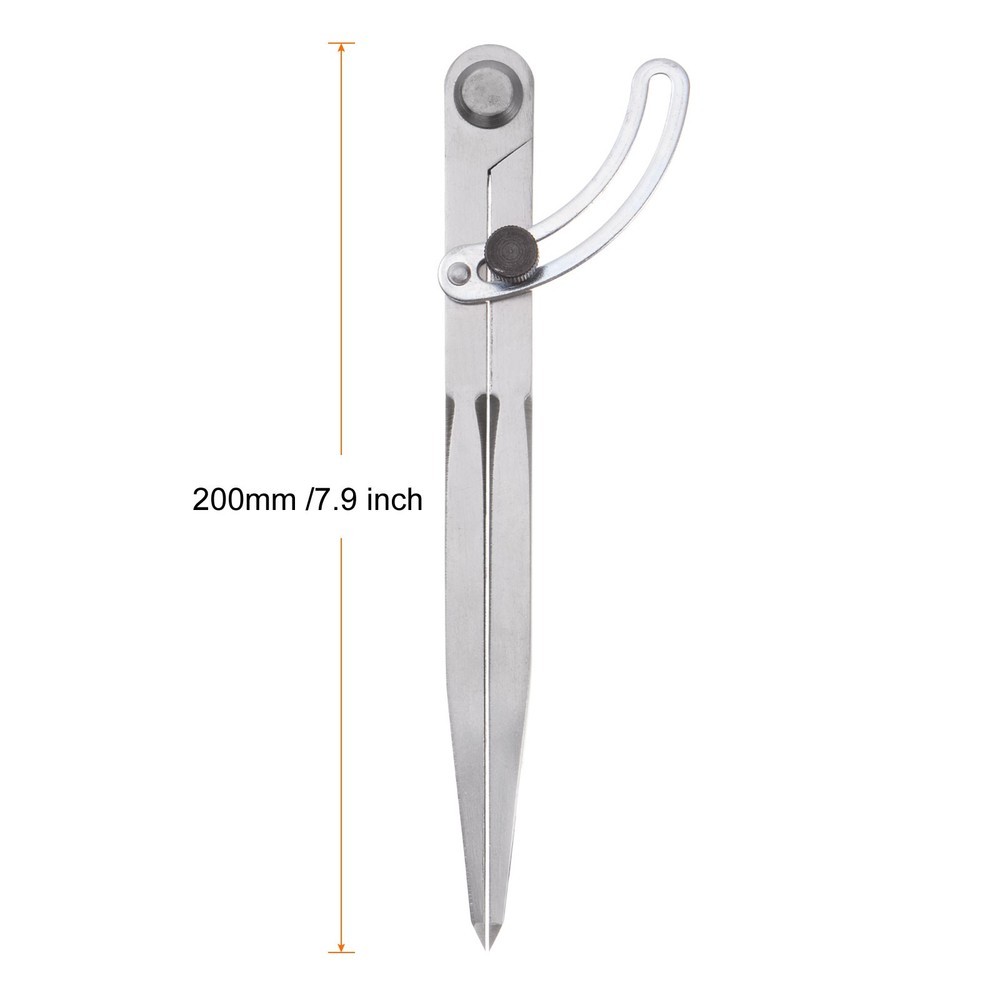 Wing Divider Compass 8 Inch 200mm Adjustable Woodworking Compass