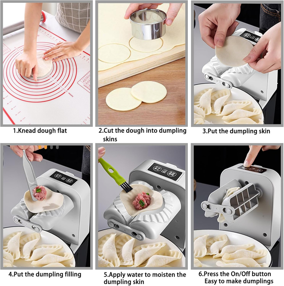 Automatic Dumpling Maker Machine, Electric Dumpling Maker,Removable Empanada Mak