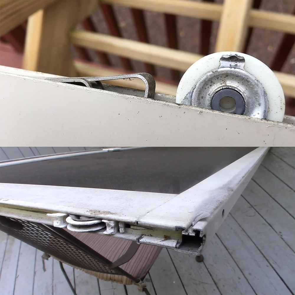 2 Pair Gliding Screen Door Roller Assembly Fits for Andersen Upper P/N #1997063