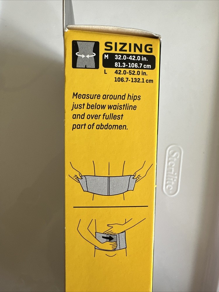 2 Packs 3M Abdominal Compression Support, Medium FUTURO